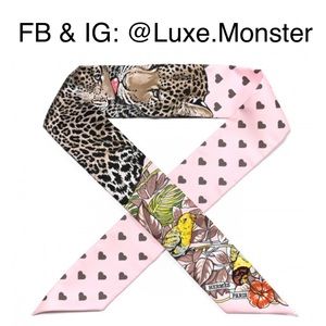 Hermes Jungle Love Twilly Rose / Etoupe / Gris